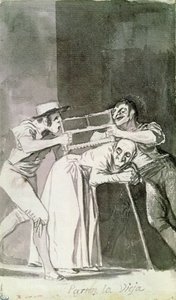 Cut the Old (Parten la vieja) by Francisco de Goya